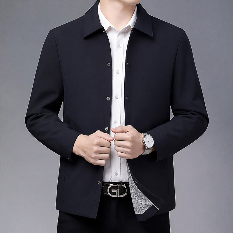 NOREVAN 2299 jacket collar and front closure detail